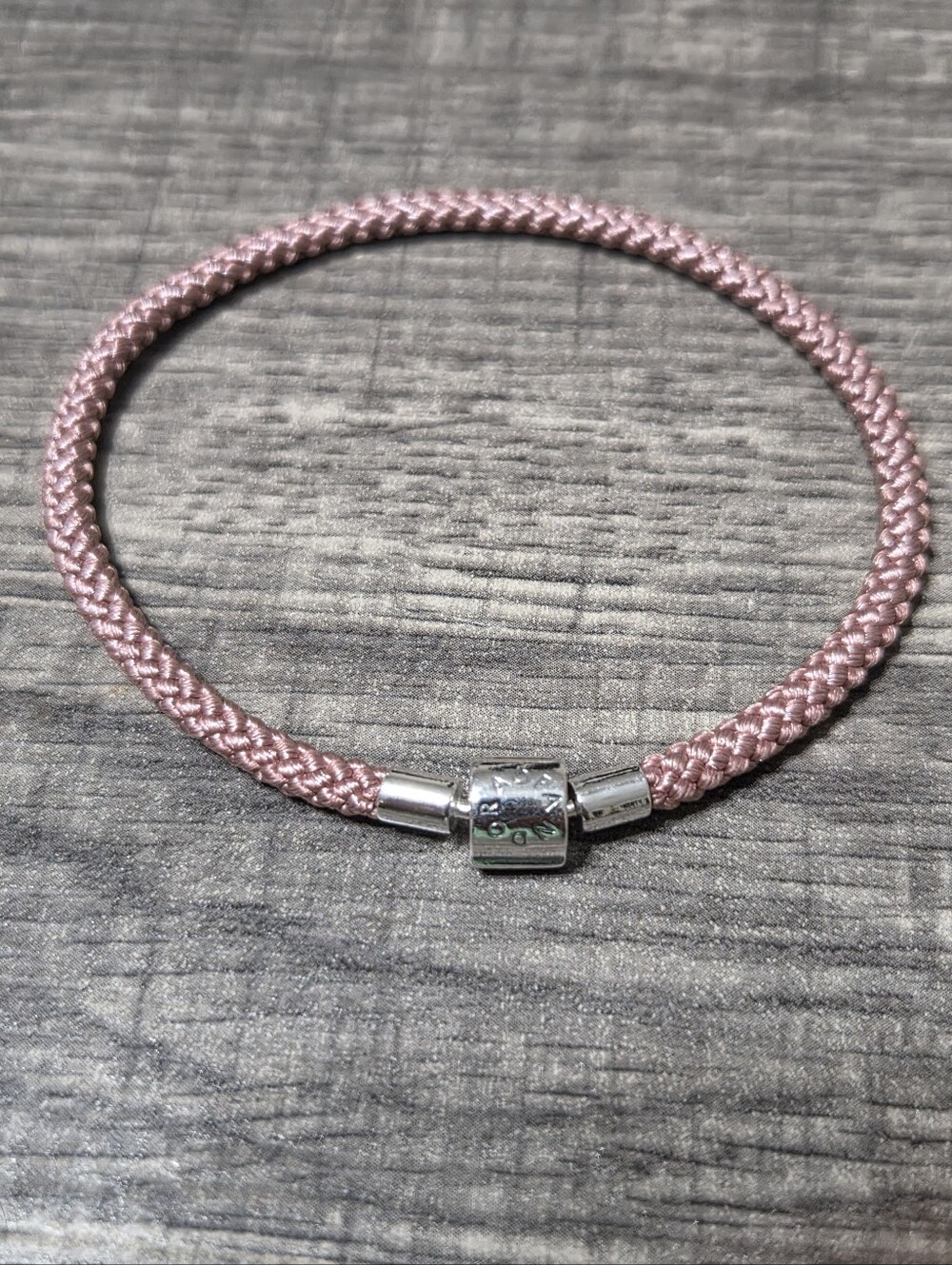 Authentic Pandora Shimmering Pink Cord Bracelet